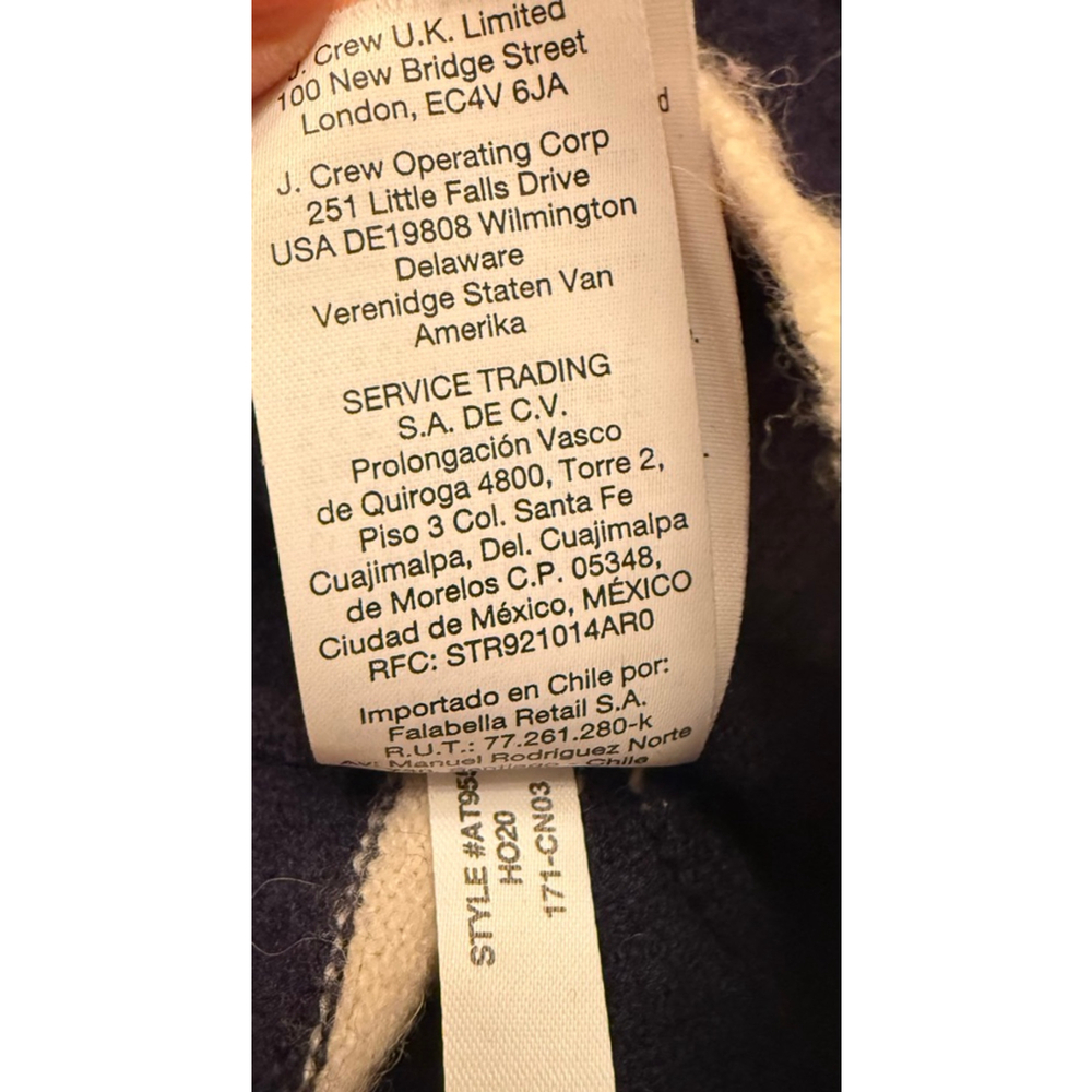J.Crew Supersoft Navy Multistriped Turtleneck Sweater M - Picture 11 of 13